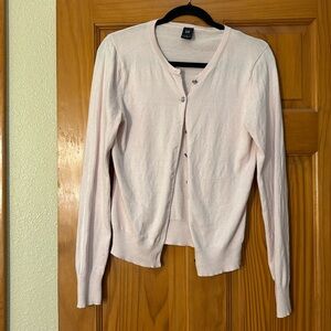 Light pink Gap cardigan